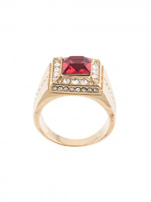 Кольцо с кристаллами Dolce & Gabbana. Цвет: золотистый