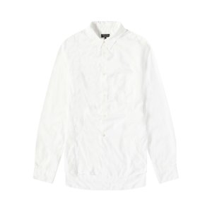 Рубашка  Asymmetric Seam 'White', белый Comme Des Garçons Homme Plus