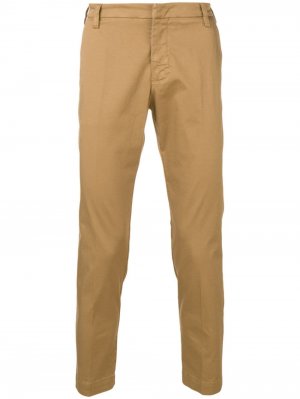 Классические брюки чинос Entre Amis. Цвет: коричневый