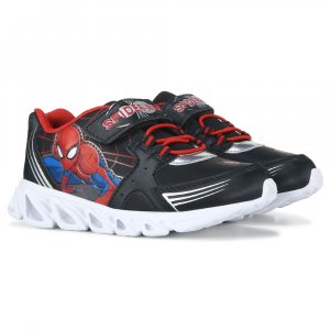 Детские кроссовки с подсветкой «Человек-паук» для малышей/маленьких детей, красный Spider-Man