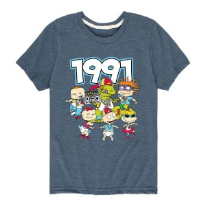 Футболка с танцевальным рисунком 90-х годов для мальчиков 8–20 лет Nickelodeon