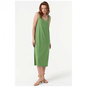 Платье , размер 44-46, зеленый FLY. Цвет: зеленый