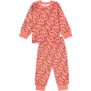 Пижама , размер 104, коралловый BONITO KIDS. Цвет: коралловый