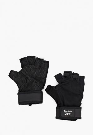 Перчатки для фитнеса Reebok TECH STYLE WRIST GLOVE. Цвет: черный