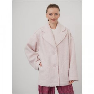 Куртка , демисезон/лето, удлиненная, оверсайз, для беременных, карманы, размер S(42-44), розовый Модный Дом Виктории Тишиной. Цвет: розовый
