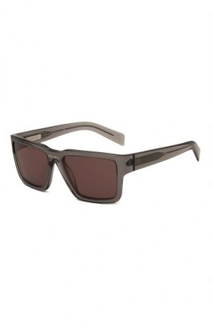Солнцезащитные очки Prada. Цвет: серый