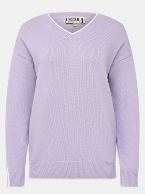 Пуловеры Finisterre. Цвет: сиреневый