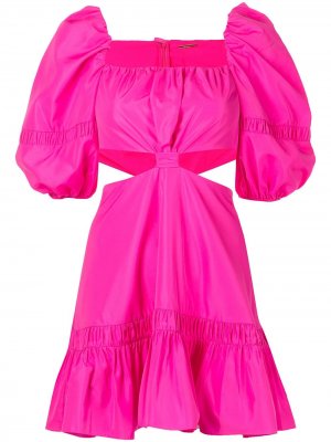 Платье Bertana с объемными рукавами Alexis. Цвет: розовый
