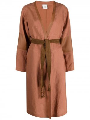 Легкое пальто Alysi. Цвет: коричневый