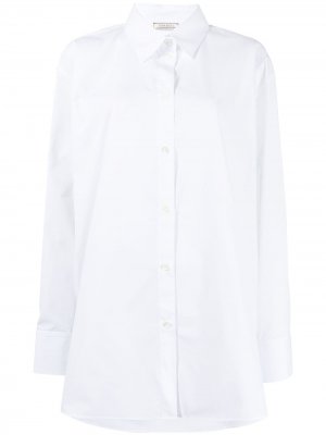 Рубашка оверсайз с логотипом Nina Ricci. Цвет: белый