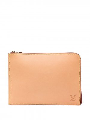 Дорожная сумка Damier Ebène Pochette Jules PM 2000-х годов Louis Vuitton. Цвет: коричневый