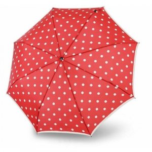 Зонт , белый, красный Knirps. Цвет: белый/красный
