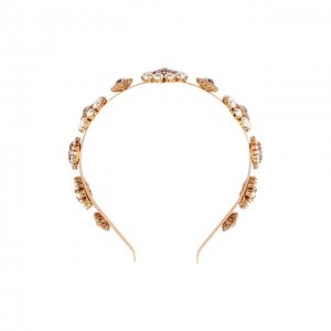 Ободок для волос Dolce & Gabbana. Цвет: золотой