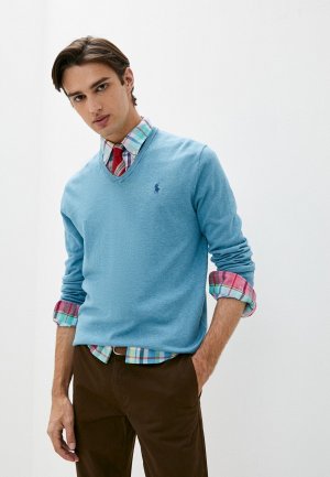 Пуловер Polo Ralph Lauren. Цвет: голубой