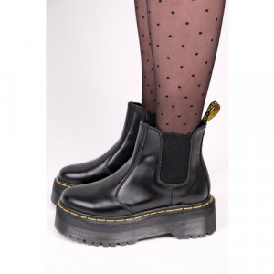 Ботинки  Chelsea Platform, размер 40, черный Dr. Martens. Цвет: черный