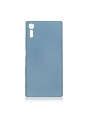 Пластиковая накладка Soft-Touch для Sony Xperia XZS Rosco. Цвет: светло-голубой