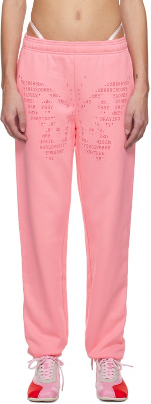 Розовые брюки с бабочкой Praying