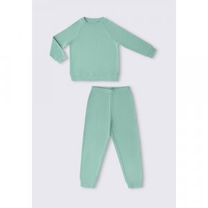 Пижама , размер 134-68-60, зеленый Oldos. Цвет: розовый