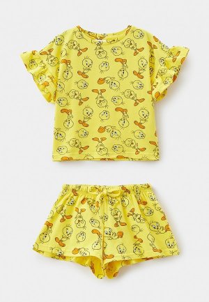 Пижама PlayToday. Цвет: желтый