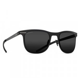 Солнцезащитные очки Gresso, квадратные, с защитой от УФ, для мужчин, черный GRESSO. Цвет: черный