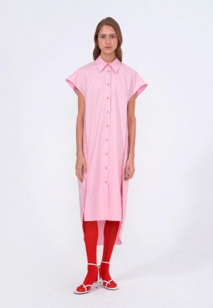 Платье Erika Cavallini. Цвет: розовый