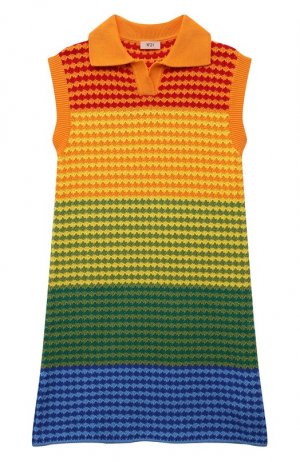 Хлопковое платье N21. Цвет: разноцветный