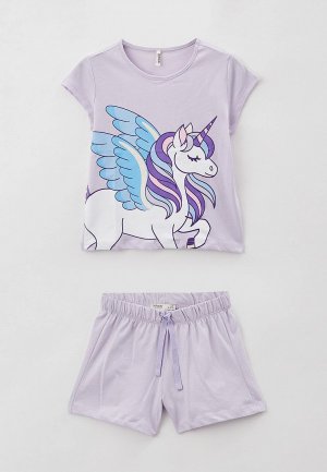 Пижама DeFacto. Цвет: фиолетовый