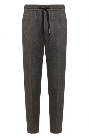 Хлопковые брюки Circolo 1901. Цвет: серый