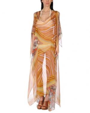 Пляжное платье SEKLI. Цвет: ржаво-коричневый