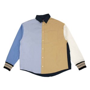 Рубашка Collared 'Tan/Blue', разноцветный Pyer Moss