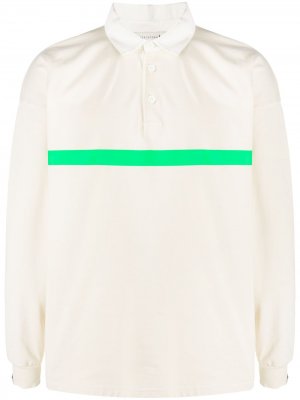 Рубашка поло с длинными рукавами и контрастной полоской Mackintosh. Цвет: бежевый