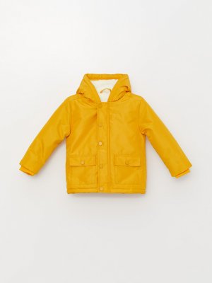 Пальто для маленьких мальчиков с капюшоном и длинными рукавами LCW ECO, желтый Eco
