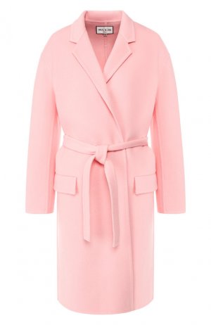 Шерстяное пальто Paul&Joe. Цвет: розовый