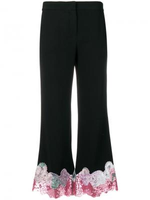 Укороченные брюки с декором Emilio Pucci. Цвет: черный