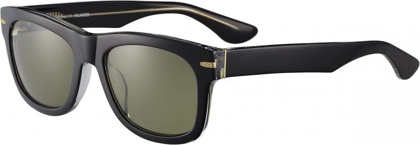 Солнцезащитные очки Foyt , цвет Shiny Black Transparent Layer/Mineral Non Polarized 555nm Serengeti