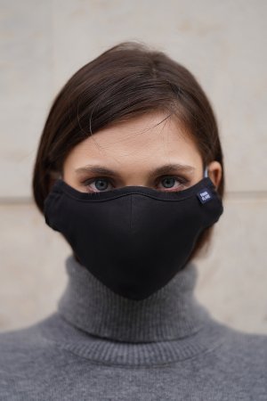 Многоразовая маска женская B20-001 black Finn Flare. Цвет: черный