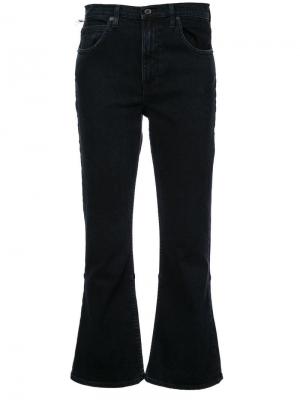 Укороченные расклешенные джинсы Proenza Schouler. Цвет: чёрный