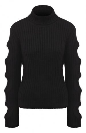 Шерстяной свитер JW Anderson. Цвет: чёрный