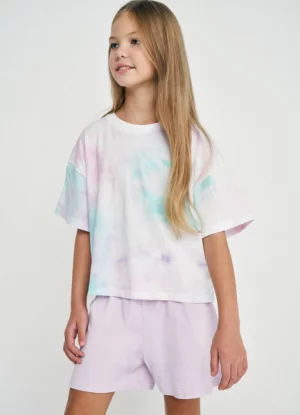 Пижама для девочек, Фиолетовый O`Stin. Цвет: фиолетовый