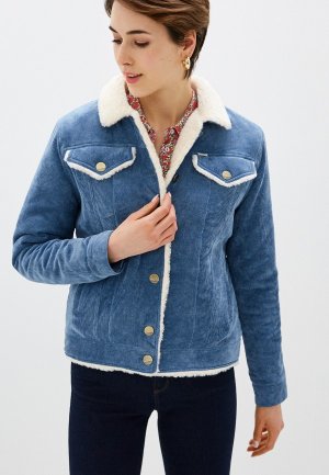 Куртка утепленная Dasti. Цвет: голубой