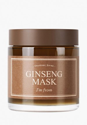 Маска для лица Im From I'm Ginseng Mask, 120g. Цвет: коричневый