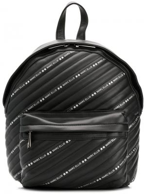 Рюкзак с принтом логотипа Marc Ellis. Цвет: черный