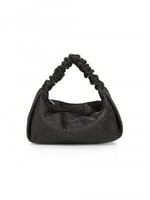 Миниатюрная сумка через плечо с декоративной резинкой , черный Alexander Wang