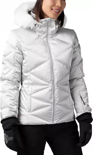 Женская лыжная куртка цвета металлик Staci, серебряный Rossignol