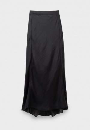 Юбка Forte contemporary habotai couture skirt noir. Цвет: черный