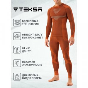 Комплект термобелья , размер 48;50, оранжевый Teksa. Цвет: оранжевый