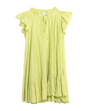 Короткое платье SUSY-MIX. Цвет: кислотно-зеленый