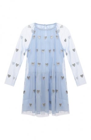 Платье Stella McCartney. Цвет: голубой