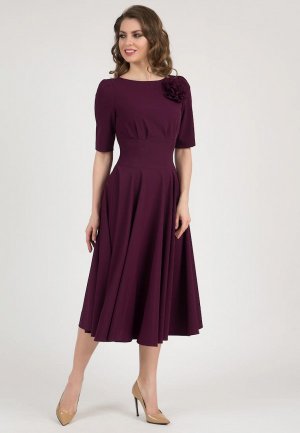 Платье Olivegrey SANTA. Цвет: фиолетовый