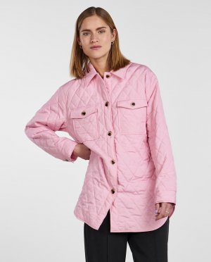 Стеганое женское пальто 3/4 , светло-розовый Pieces